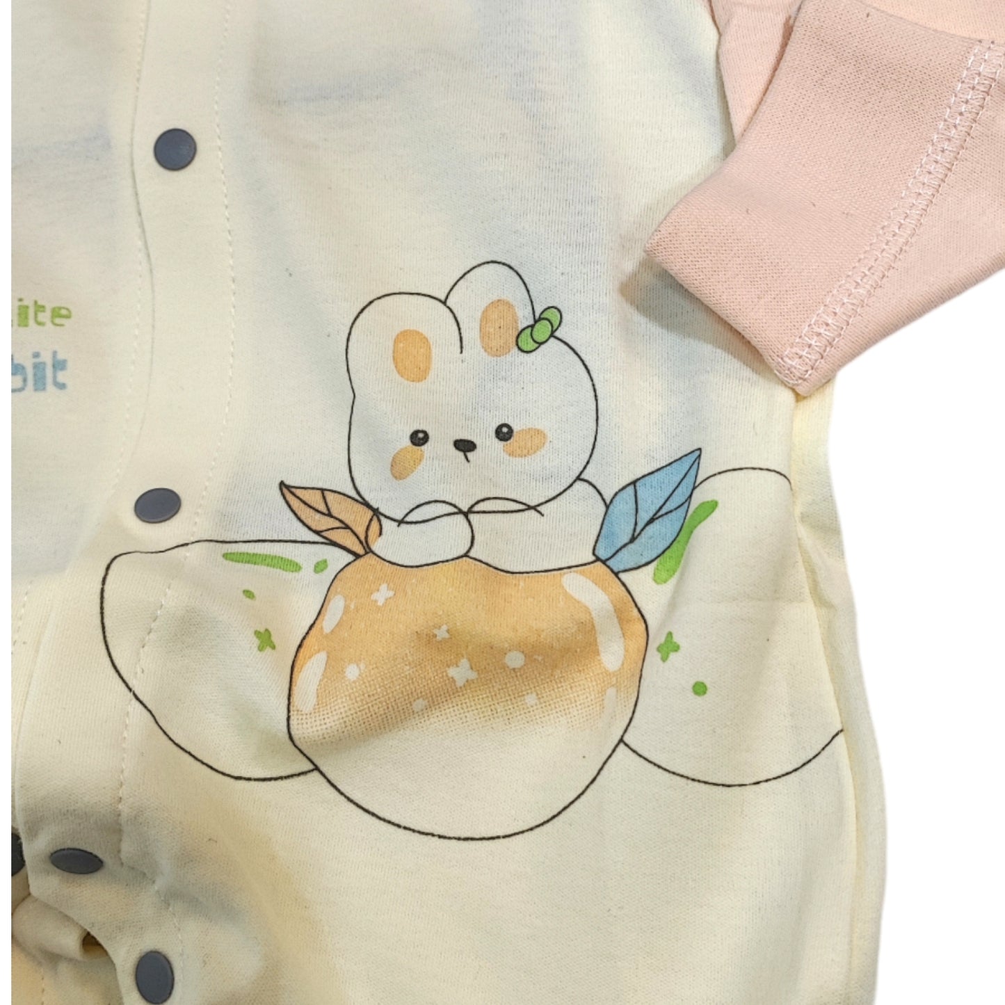 Hunny Bunny Soft Pastels Two colour Unisex Newborn Winter Romper