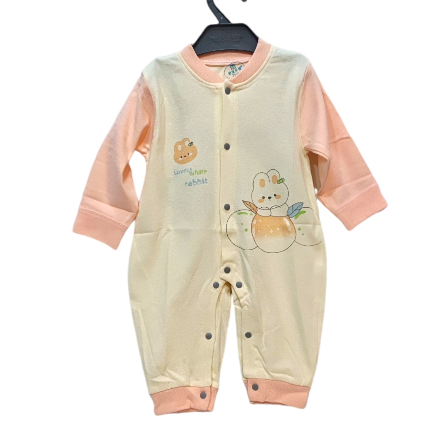 Hunny Bunny Soft Pastels Two colour Unisex Newborn Winter Romper