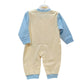 Hunny Bunny Soft Pastels Two colour Unisex Newborn Winter Romper