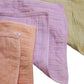 Plain Colour Muslin Napkins for baby-Set of 3