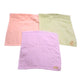 Plain Colour Muslin Napkins for baby-Set of 3