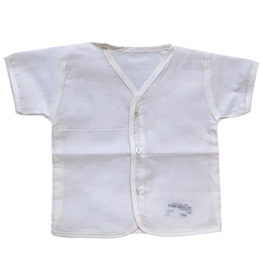 Unisex Cotton Half Sleeves Jhabla for Newborn Baby-Set of 6