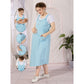 Maternity feeding gown dungaree