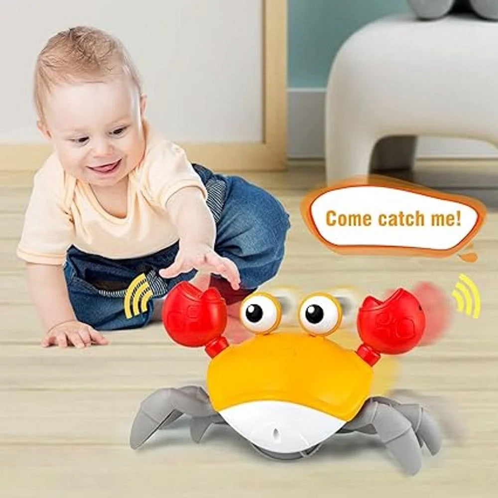 Sensing Crawling Crab Baby Toy Tummy Time